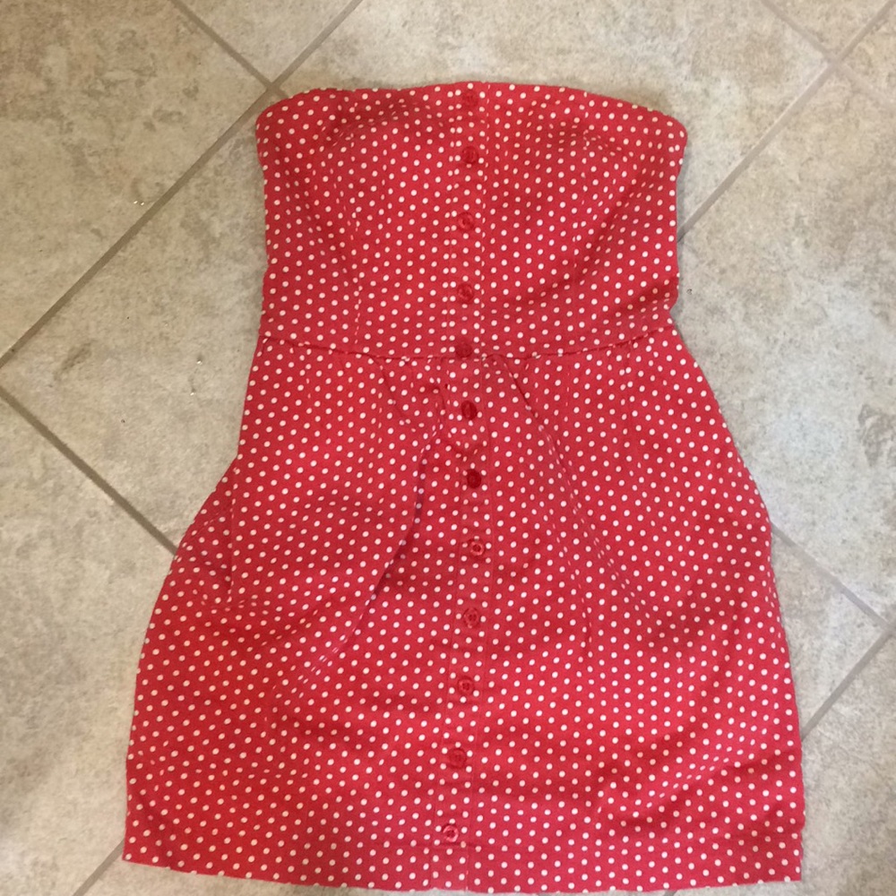 Polka sot sun dress mini